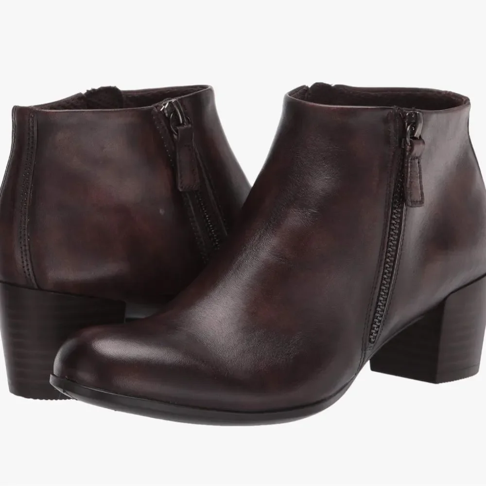 ECCO Shape 35 Zip Ankle Boots NWOB Size 42 (Women’s 11)